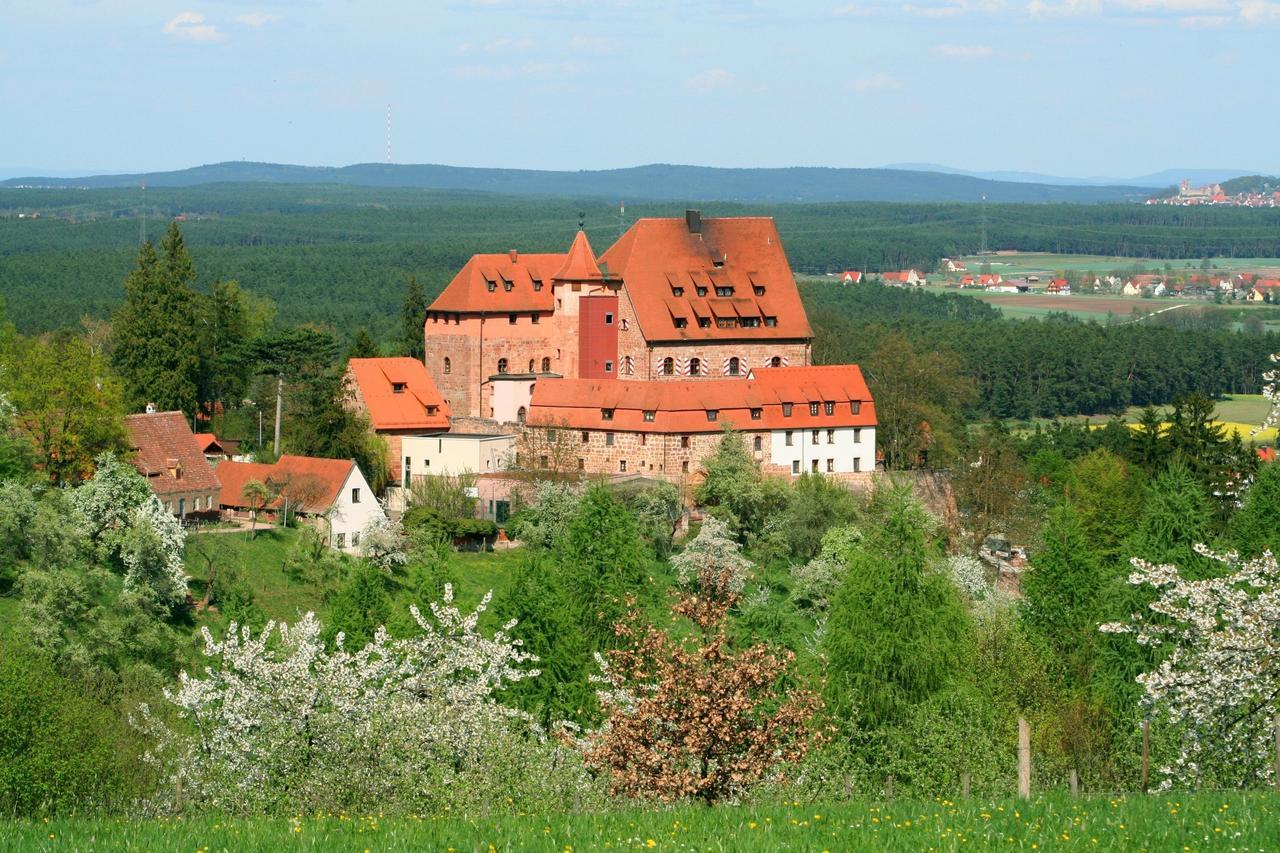 Cvjm Jugendherberge Burg Wernfels Spalt Exteriör bild